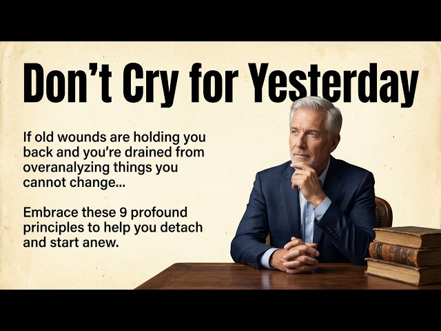 Don’t Cry for Yesterday - Stop Living in the Past | Learn English Motivation | Graded Reader
