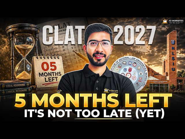 CLAT 2027 5 Months Strategy | Study Plan, Books & Daily Timetable for CLAT Exam | Keshav Malpani