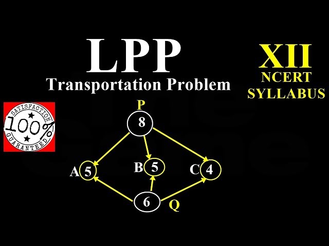 Q95 Linear Programming LPP Transportation Problem  Important Question Class 12 Maths