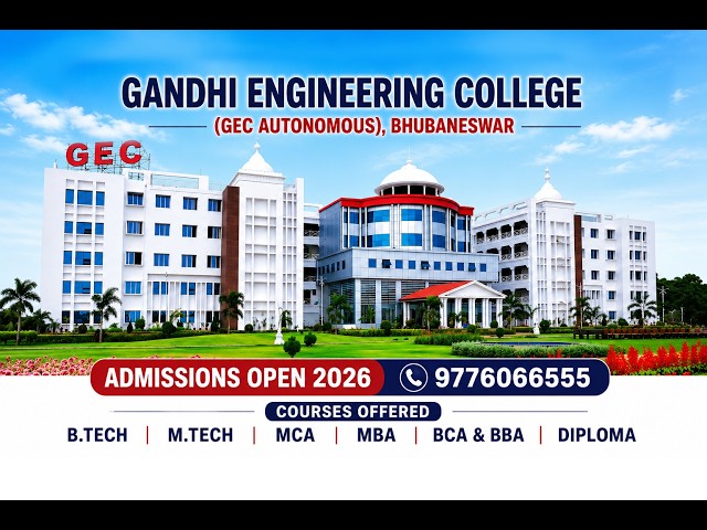 GEC Autonomous College, Bhubaneswar | Admissions Open 2026 - Apply Now!
