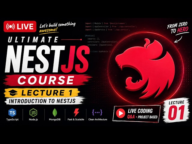 NestJS Tutorial - Lecture 1: Introduction to NestJS