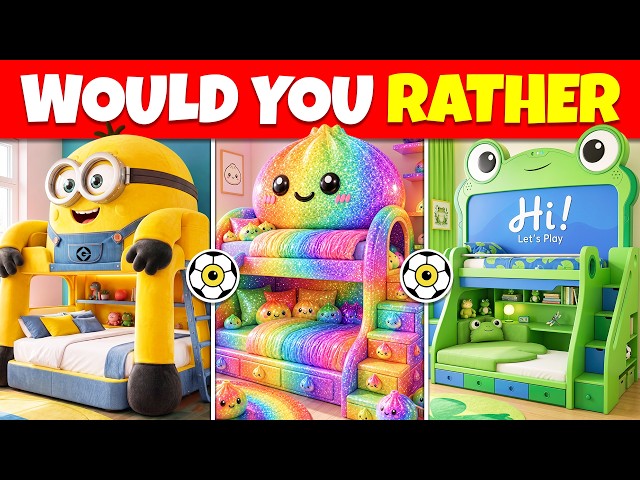 Would You Rather? - BUILD Your FUTURE BILLIONAIRE MANSION 💰🚀🏰💎Sun Quiz