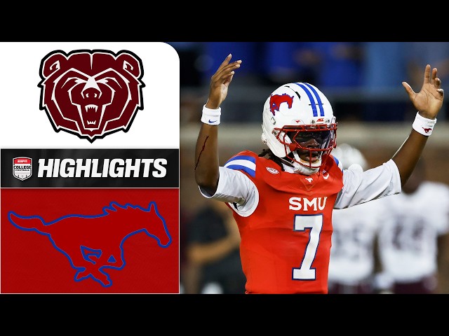 Missouri State Bears vs. SMU Mustangs | Full Game Highlights | ESPN College Football