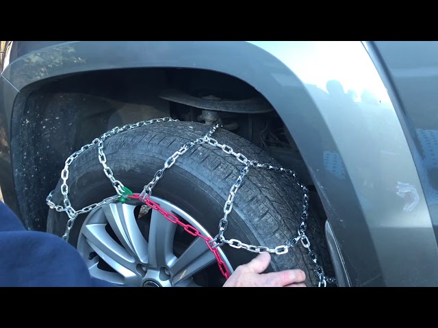 How To Fit Diamond Pattern Snow Chains