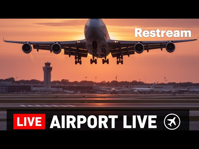 🔴 Live Now | 15 Dec - Planespotting at Hamburg Airport (HAM), Real-Time Landings & Takeoffs