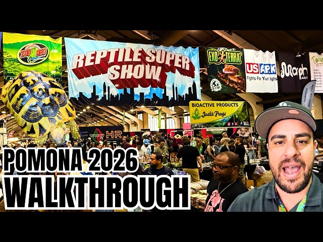 Pomona Reptile Super Show 2026 Walkthrough!