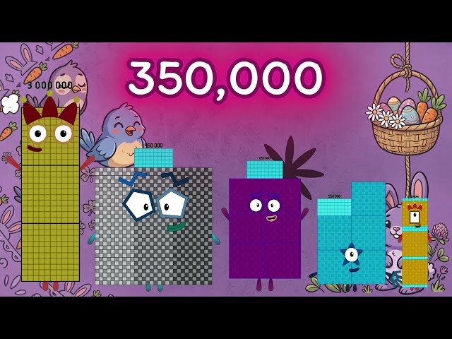 Numberblocks - SUBTRACTION OF MORE GIANT NUMBERS | Learning Math | NumberLab | Learn Counting