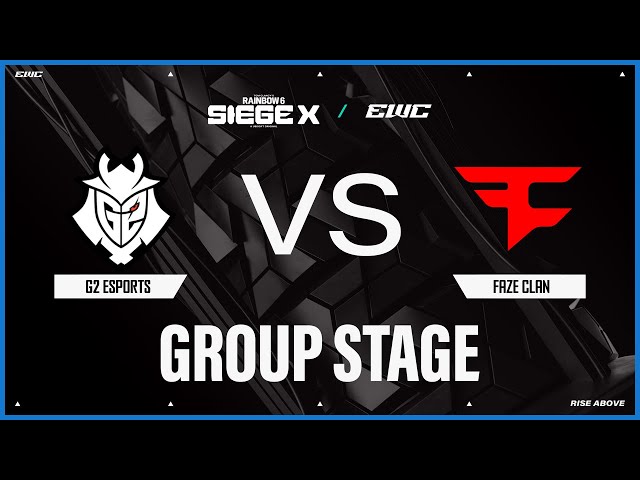 G2 Esports vs FaZe Clan | R6 Siege X at EWC 25 - Day 2 - Group Stage