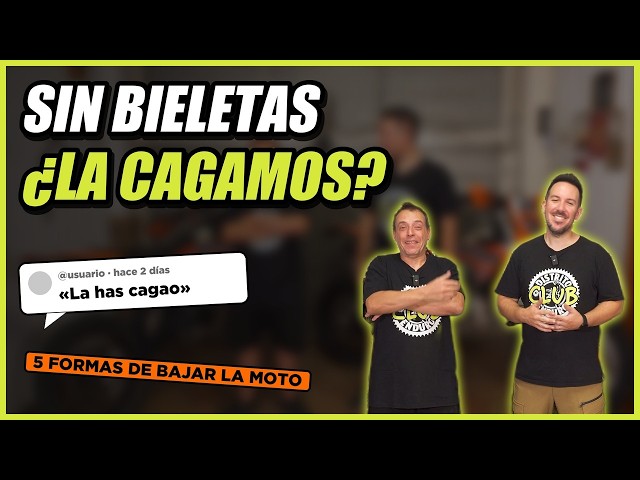 No llegas al suelo en tu moto de enduro? Haz esto | Distrito Enduro