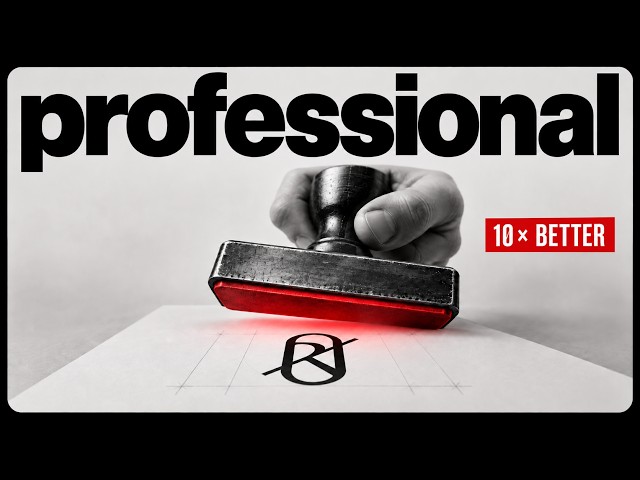 How Pro Designers Make Their Work Look 10X BETTER