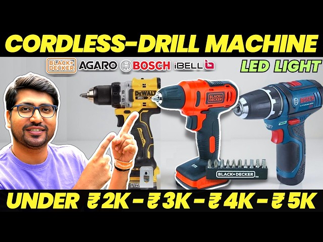 [TOP 3]🔥Best Cordless Drill Machine In India 2026🔧Best Drill Machine for Home Use Under ₹3000-₹5000
