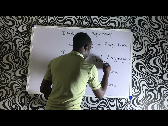 CATEGORIES OF PROGRAMMING LANGUAGE | COM 113 | INTRODUCTION TO PROGRAMMING