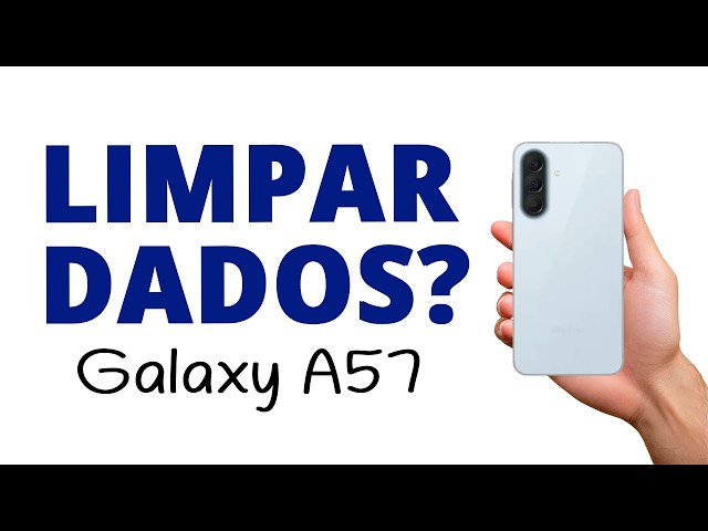 Como LIMPAR os DADOS de um APP, Galaxy A57!