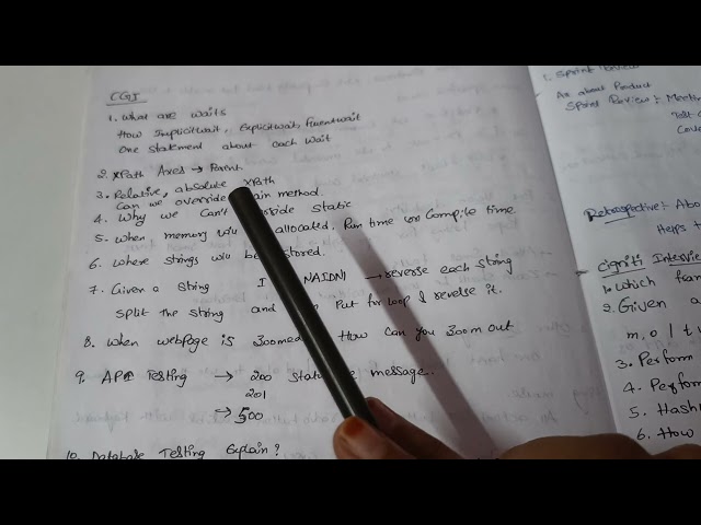 CGI Selenium with Java in cucumber framework Automation testing interview questions