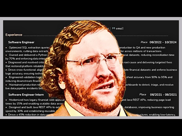 What a GARBAGE Software Engineer Resume Looks Like | Recruiter Reviews Resume