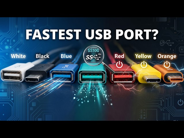 Blue, Red, Yellow: Are You Using the Right USB Port?