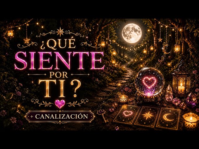 🔮❤️¿QUÉ SIENTE POR TI? + CANALIZACIÓN. ✨TAROT INTERACTIVO.