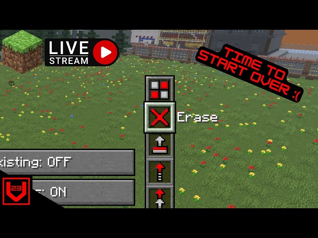 When all else fails, we turn to him - Minecraft Creative Mode Building Live Stream