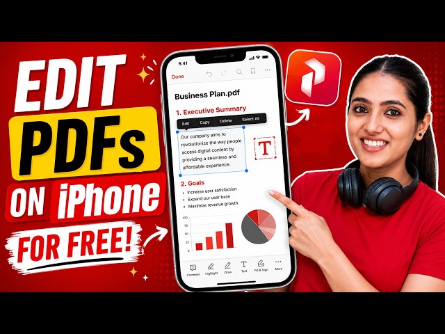 How to Edit PDFs on iPhone for Free | Best PDF Editor App for iPhone