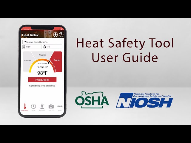 Heat Safety Tool Complete Guide - OSHA/NIOSH App