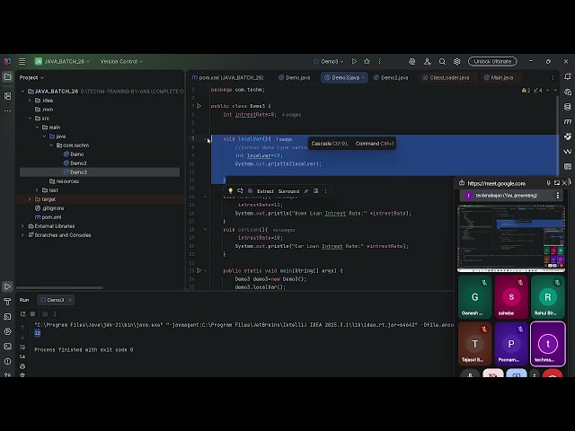 Java Variable Types | Local, Instance & Static Variables | Part 2