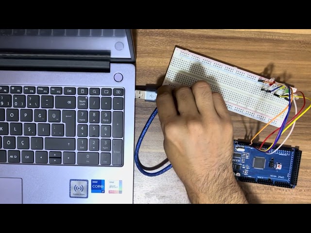 Controlling leds using computer vision #ai #computervision  