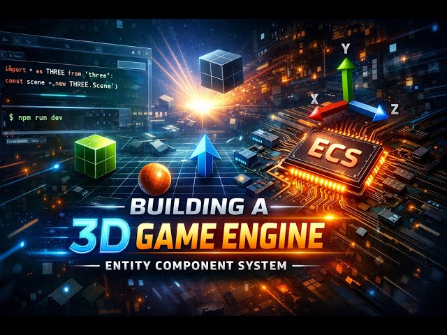 Building a 3D Game Engine from Scratch in JavaScript (ECS + Three.js) | Episode 1