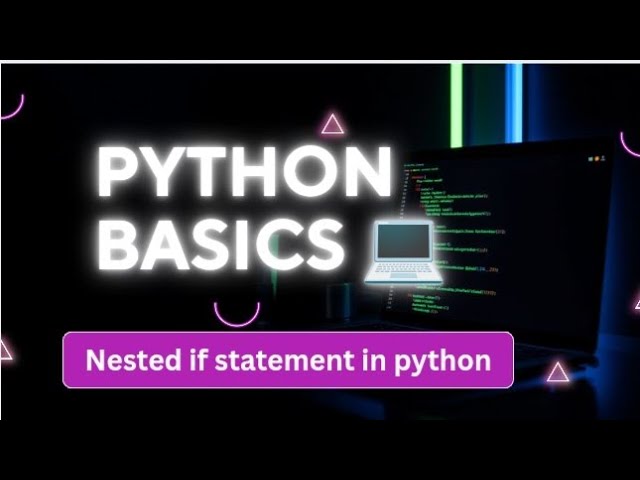 Nested if statement in python 