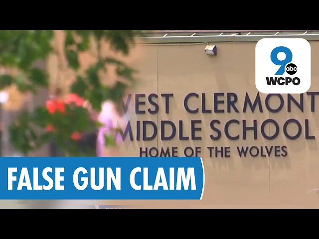 West Clermont MS student faces charges after false gun claim