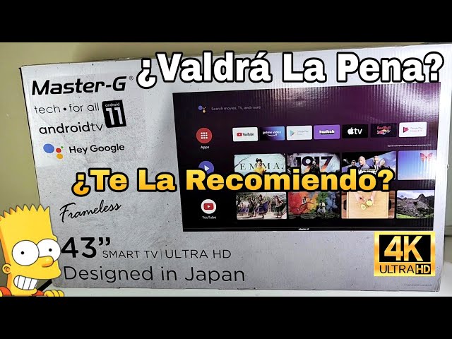 Smart TV Master-G 43" 4K Ultra HD With Android 11. Good Economic Option?