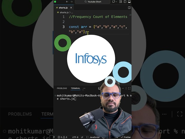 Frequency Count of Elements | JavaScript Interview #dsa #interview #coding