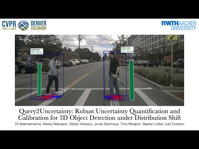 [CVPR2026] Query2Uncertainty: Robust Uncertainty Quantification and Calibration for 3D Object Det.