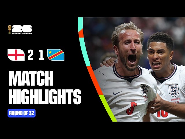 Highlights | England 2-1 Congo DR | FIFA World Cup 2026™