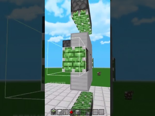 Ultimate Auto Redstone Door Minecraft | #minecraft #gaming #automaticdoor