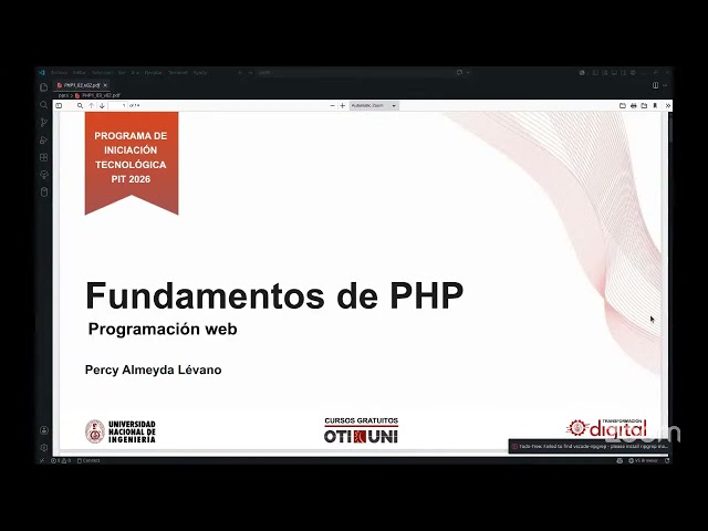 FUNDAMENTOS DE PHP (Clase 3 de 6)