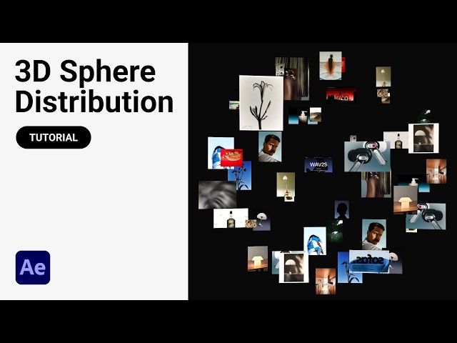 How to Make 3D Sphere Carousel in After Effects Tutorial