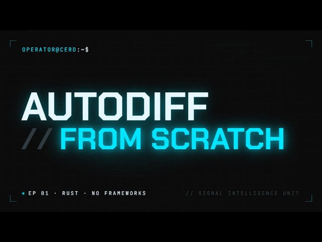 Neural Networks From Scratch in Rust — Ep 1: Automatic Differentiation