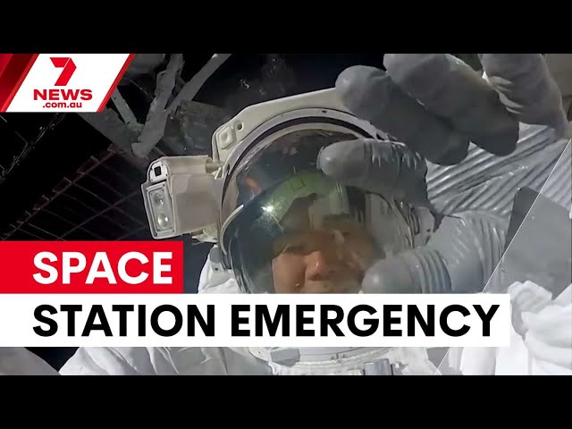 Emergency evacuation alert on International Space Station | 7NEWS