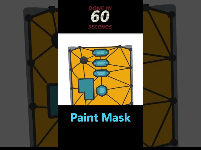Paint Masking in 60 Seconds 👀 #shorts