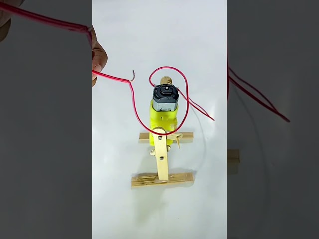 DIY DC motor projects Idea || Homemade walking Robot @HackerTi