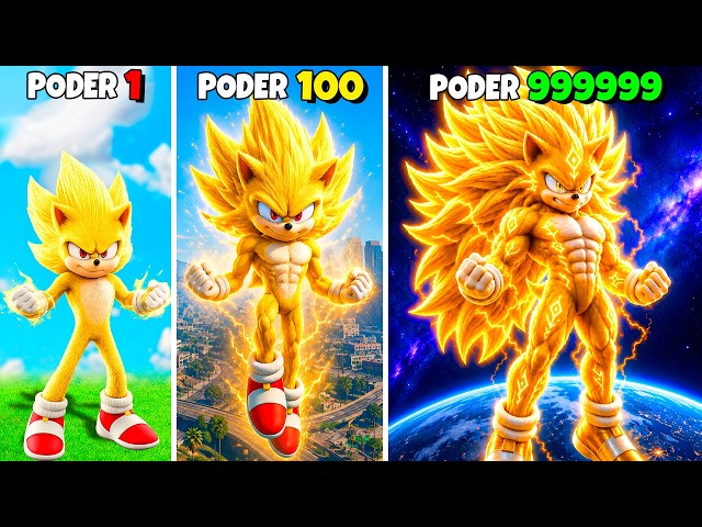 Upgrading SUPER SONIC in GTA 5 !! (Sonic Movie mod)