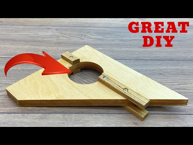 I didn't believe it myself. Great DIY woodworking tool that actually works!
