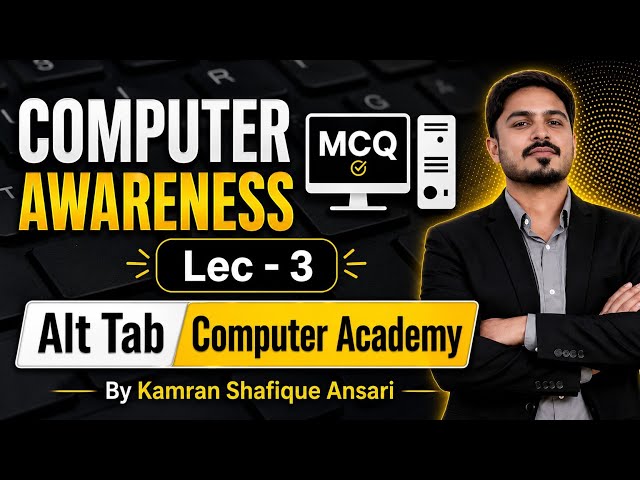 Computer Awareness MCQ Series | Lec-3 | Competitive Exam Preparation