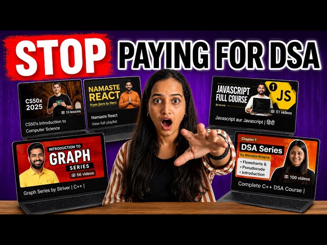 #1 Best Free DSA Resources That Actually Work! (Get You Placed in a 30+ LPA Job) | Tamil