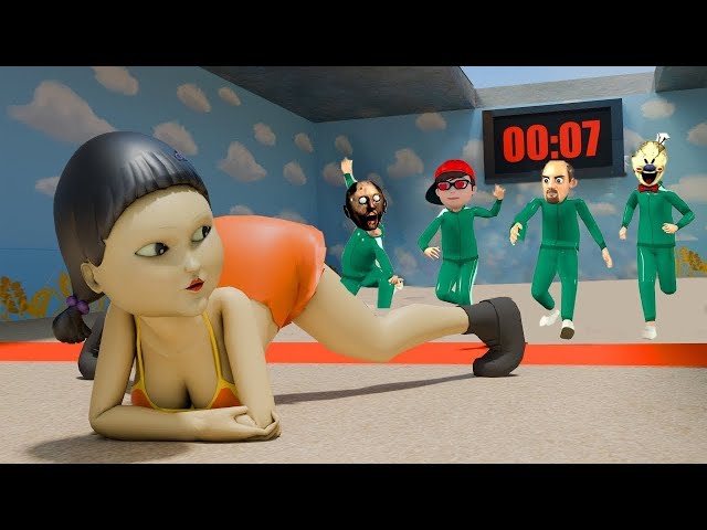 Scary Teacher 3D vs Squid Game 3: Nick and Tani in Last Game