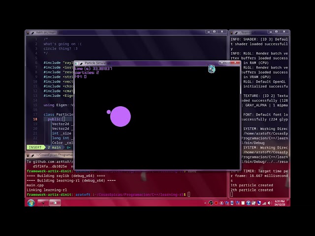 Gravity Simulation Using C++ and Raylib