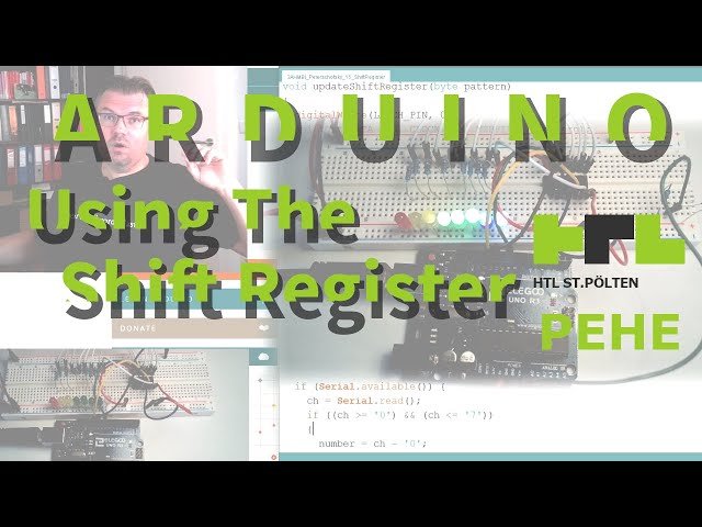 Arduino 31: Using The Shift Register