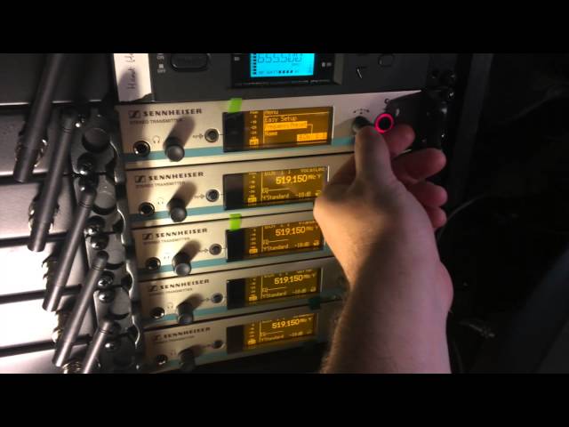 EW300IEM Frequency Scan and Set Up