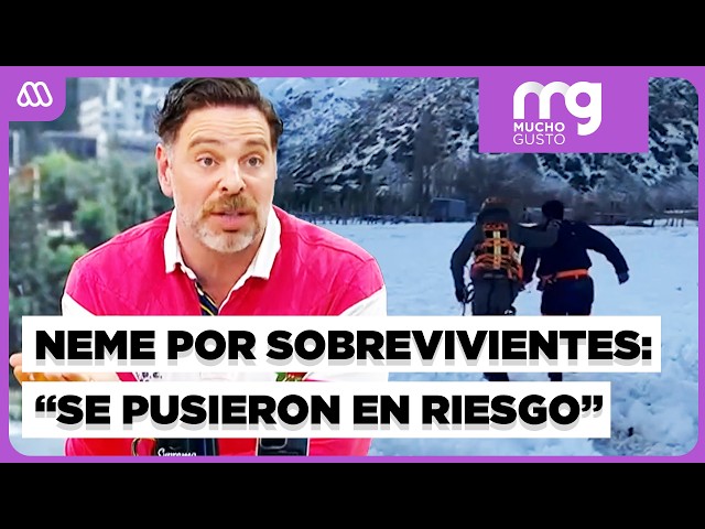 Neme questioned the behavior of Cajón del Maipo survivors: "THEY PUT THEMSELVES AT RISK" | Mucho ...