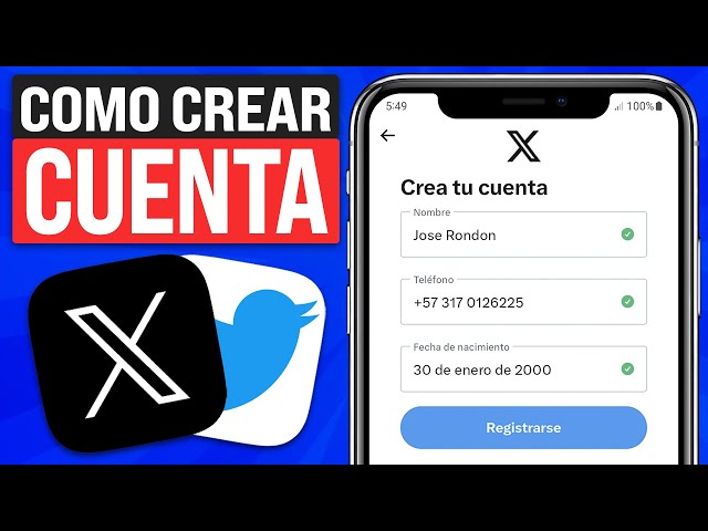 Cómo CREAR CUENTA de X - TWITTER (Paso a Paso)